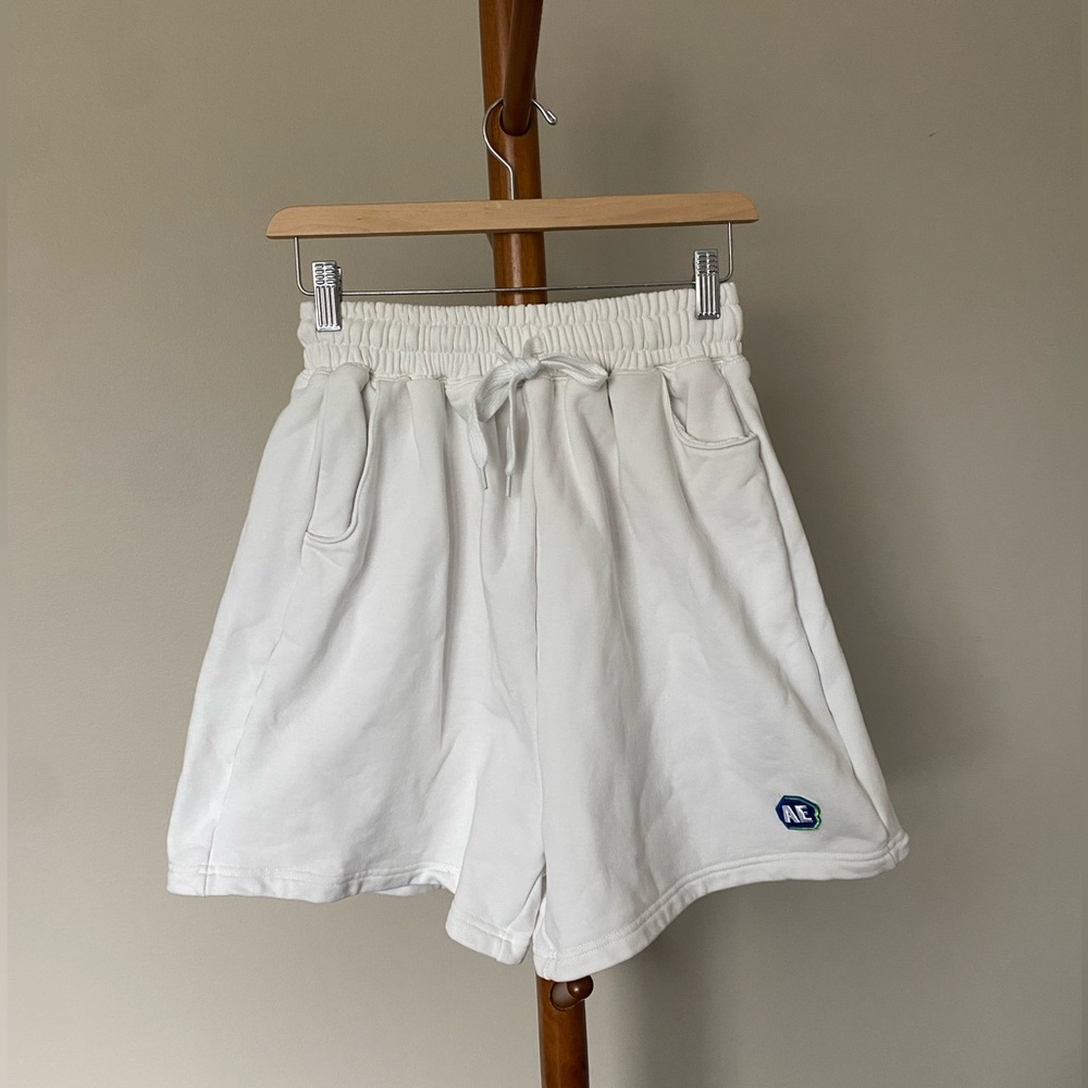White Sweatshorts
